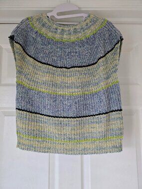 Anthropologie Daily Practice Cap Sleeve Sweater